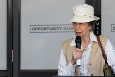 HRH, The Princess Royal, opening the Nakivale Bank Branch