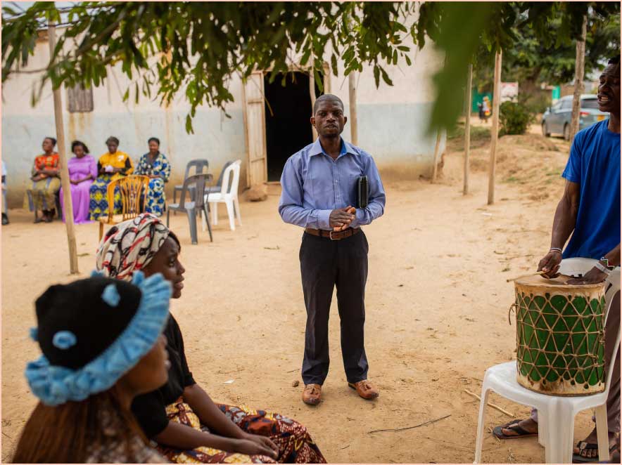 Joshua, famer and pastor in Uganda